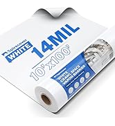 Spirecover White Crawl Space Vapor Barrier - 10 Mil Vapor Barrier